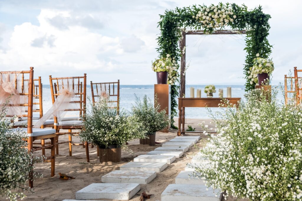wedding decoration by expert destination wedding planner in greece- fkplanner